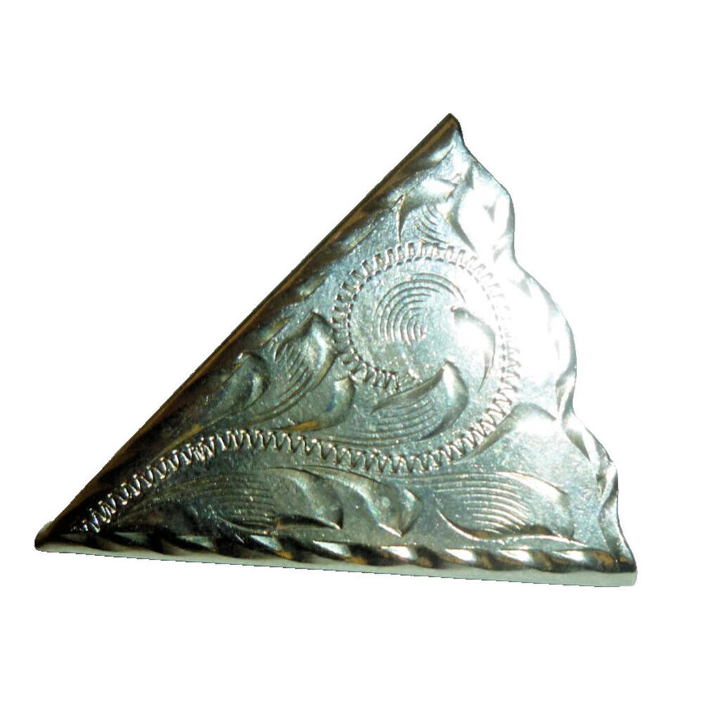 Vintage Silver Alpaca Ranger Belt or Tie Tip‎ Cover Clip Western